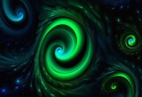 Fototapeta  - Exploring the Mysteries of the Cosmos through Mesmerizing Swirls