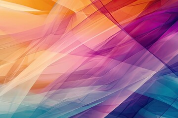 Fototapete - Layers of translucent shapes in an abstract background, Abstract background featuring translucent shapes layered intricately.