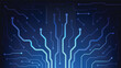 blue circuit board background. futuristic digital technology design decoration