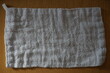 使い古しの雑巾・真上から見た布