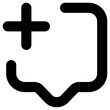 annotation icon, simple vector design