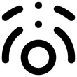 biometrics icon, simple vector design