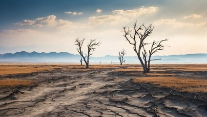 Wall Mural - tree in the desert