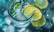 Lime mixed with soda is refreshing, Generative AI
