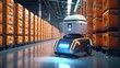 agv, automated, guided, vehicle, warehouse, logistic, transport, empty, space, body, technology, innovation, automation, robotics, efficiency