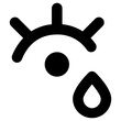 cry icon, simple vector design