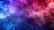 © Nia™ - Dramatic smoke and fog in contrasting vivid red, blue, and purple colors. Vivid and intense abstract background or wallpaper - generative ai