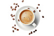 Coffee isolated on transparent background