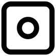 iris icon, simple vector design