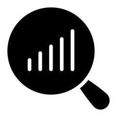 Poster - SEO Audit, search with graph icon