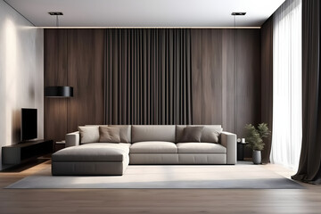 Luxury living room modern minimalist concept