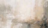Abstract beige and brown oil painting, neutral tones, textured canvas