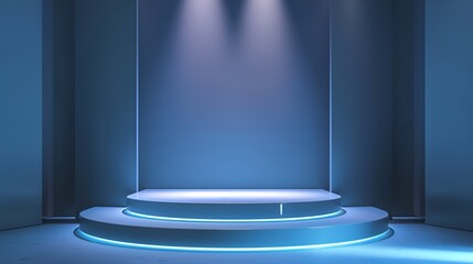 Poster - Computer Generated Presentation Background Empty Professional, Computer generated, presentation background, empty professional