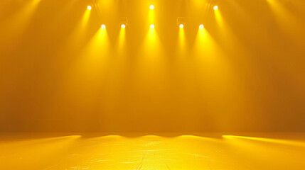 Wall Mural - orange, blue, yellow, green, white, grey, rainbow, colour stage background wallpaper with spotlight 