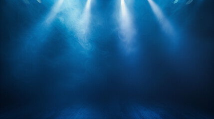 Wall Mural - orange, blue, yellow, green, white, grey, rainbow, colour stage background wallpaper with spotlight 
