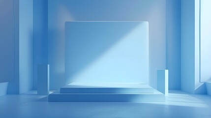 Poster - Computer Generated Presentation Background Empty Professional, Computer generated, presentation background, empty professional