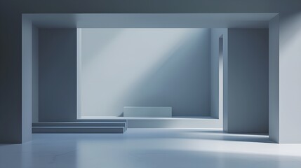 Poster - Computer Generated Presentation Background Empty Professional, Computer generated, presentation background, empty professional