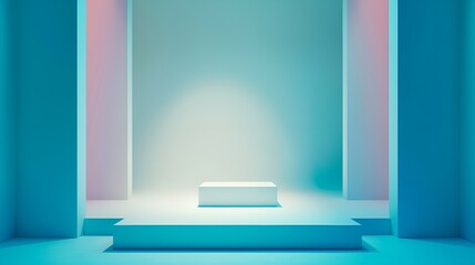 Poster - Computer Generated Presentation Background Empty Professional, Computer generated, presentation background, empty professional