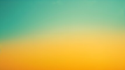 Poster - Mustard and Aqua Gradient Background, Copy Space, Mustard, aqua, gradient background, copy space