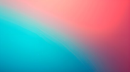Poster - Cerulean and Coral Gradient Background, Copy Space, Cerulean, coral, gradient, copy space