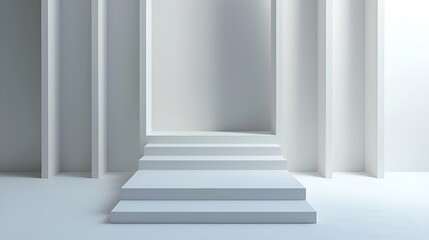 Poster - Computer Generated Presentation Background Empty Professional, Computer generated, presentation background, empty professional