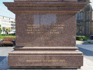 Sticker - Burns statue in Dundee