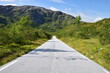 La route 613 sur le plateau de Gaularfjellet