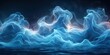 cloud and light motion drifting on dark background, cloud or smoke abstract background, Generative Ai