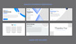 © Slides Magic - set of presentation template design with minimalist concept and modern layout use for annual report and business profile