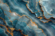 A stunning blue marble background with golden veins, perfect for creating luxurious and elegant designs. Created with Ai