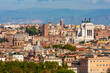Rome cityscape seen from Janiculum hill, Italy