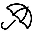 umbrella icon, simple vector design
