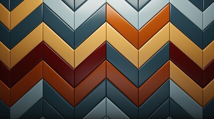 Wall Mural - A classic chevron pattern background