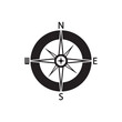 Compass logo and symbol gps vector