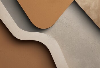 Poster - Overlapping Layers in a 3D Geometric Design - An Abstract Texture for Business Templates