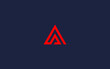 letter sa with triangle logo icon design vector design template inspiration