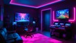 Neon Haven Where Gaming Legends Rise