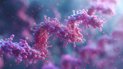 Leinwandbilder - Detailed Visualization of the Coronavirus Structure in High Resolution