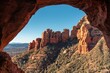 © Wirestock - Mesmerizing view of the iconic red rock formations of Sedona, Arizona against a bright blue sky