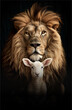 The Lion and the Lamb together