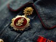 A medal of valor, adorned with national emblems, is pinned on the chest of a hero, symbolizing bravery and sacrifice in service
