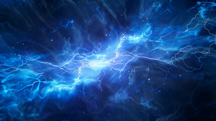 Wall Mural - background with lightning