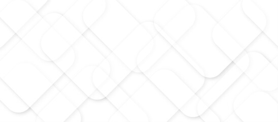 Poster - Abstract modern white and gray pattern geometric luxury gradient line background random square shape design. 3d shadow effects, modern design template background. layered geometric triangle shapes.
