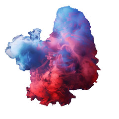 Aufkleber - The smoke, dust and fog clouds on a transparent background are a  realistic illustration of smoke, dust, and fog.