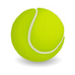 © IDEo - Vector realistic tennis ball isolated on white background. Vector illustration.