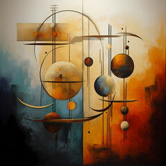 Wall Mural - Abstract representation of balance and harmony.