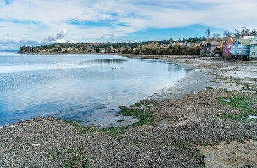 Canvas Print - Coupeville Shoreline Scene 3