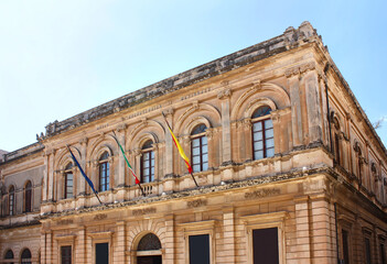 Wall Mural - Numismatic Cabinet of the Superintendency (Museum or Palazzo della Sovrintendenza) in Syracuse, Sicily, Italy	
