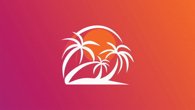 Sunset Spark: Emblematic Logo Design