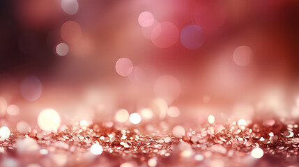 Poster - Abstract bokeh background glitter vintage lights background